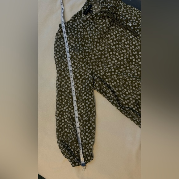 Sheer green floral women’s top sz 22/24 - Picture 7 of 11